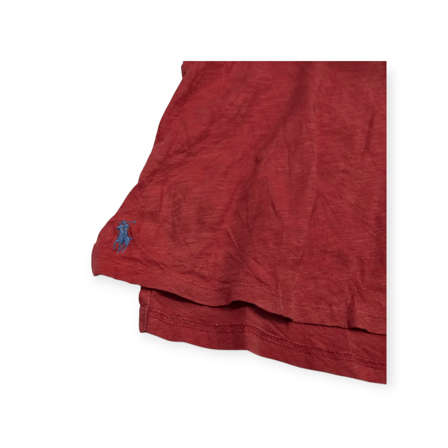 Playera Mujer Polo Ralph Lauren Grande L Color Coral Oscuro