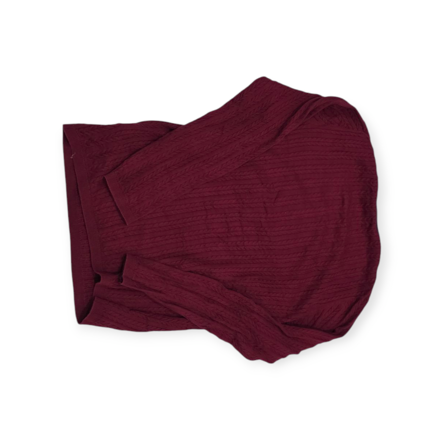 Suéter Mujer Tommy Hilfiger Grande L Color Vino