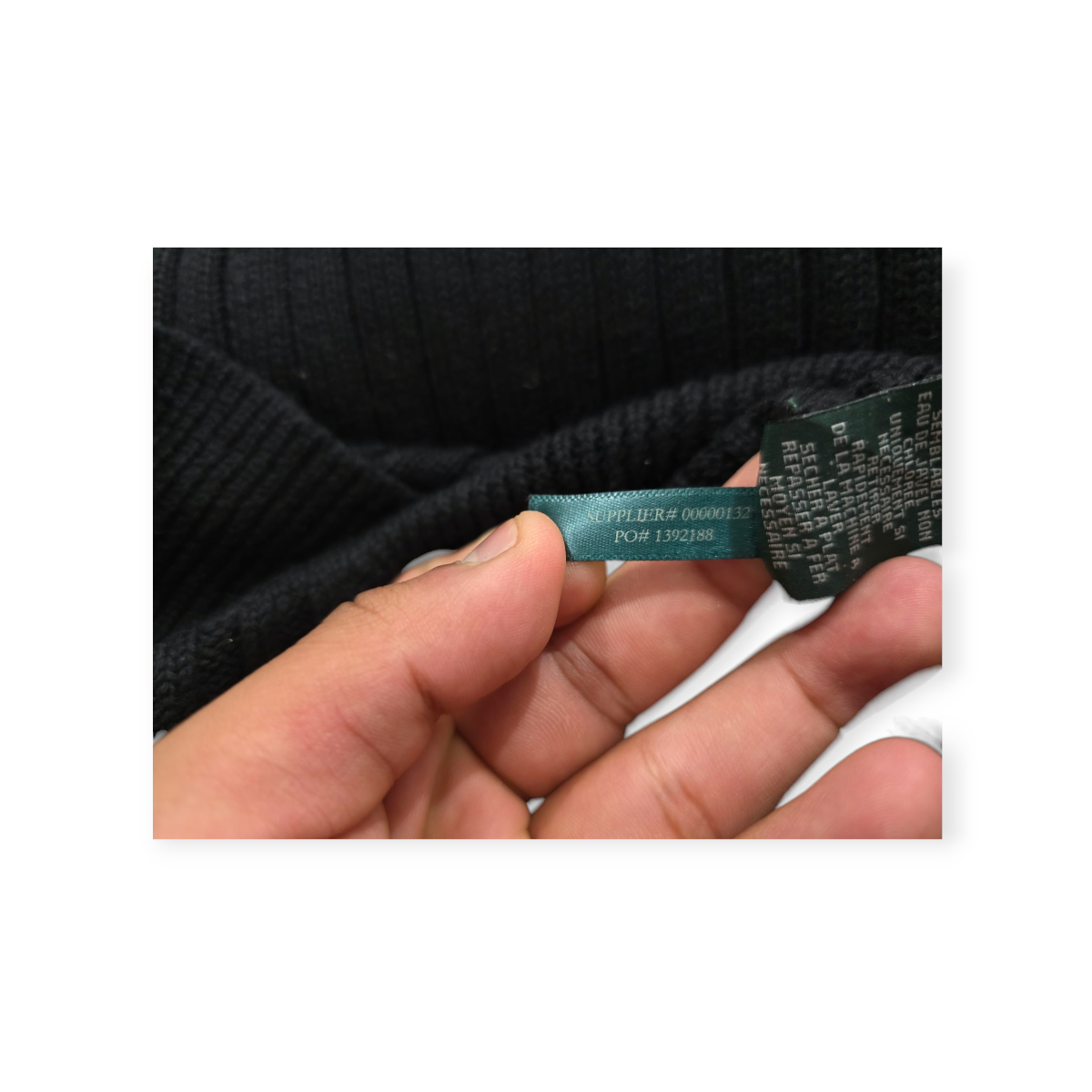 Suéter Mujer Ralph Lauren Grande L Negra Con Plateado