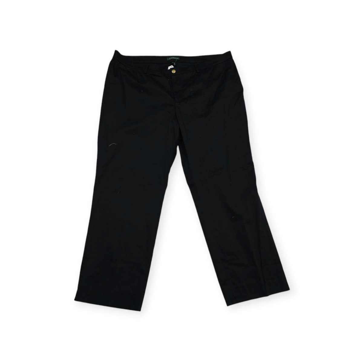Pantalón Mujer Ralph Lauren Talla 22 Negro De Vestir