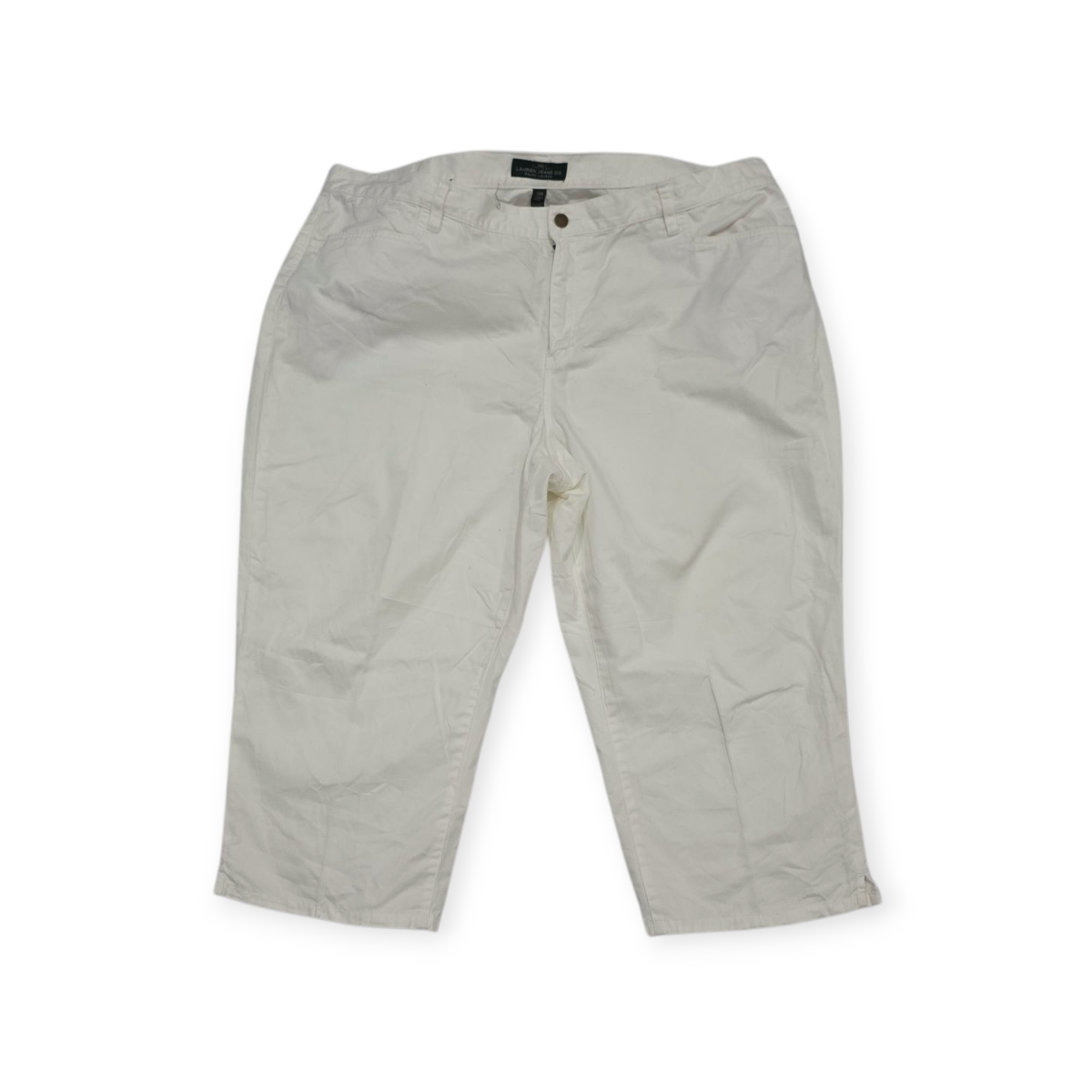 Pantalón Corto Mujer Ralph Lauren Talla 22 Blanco