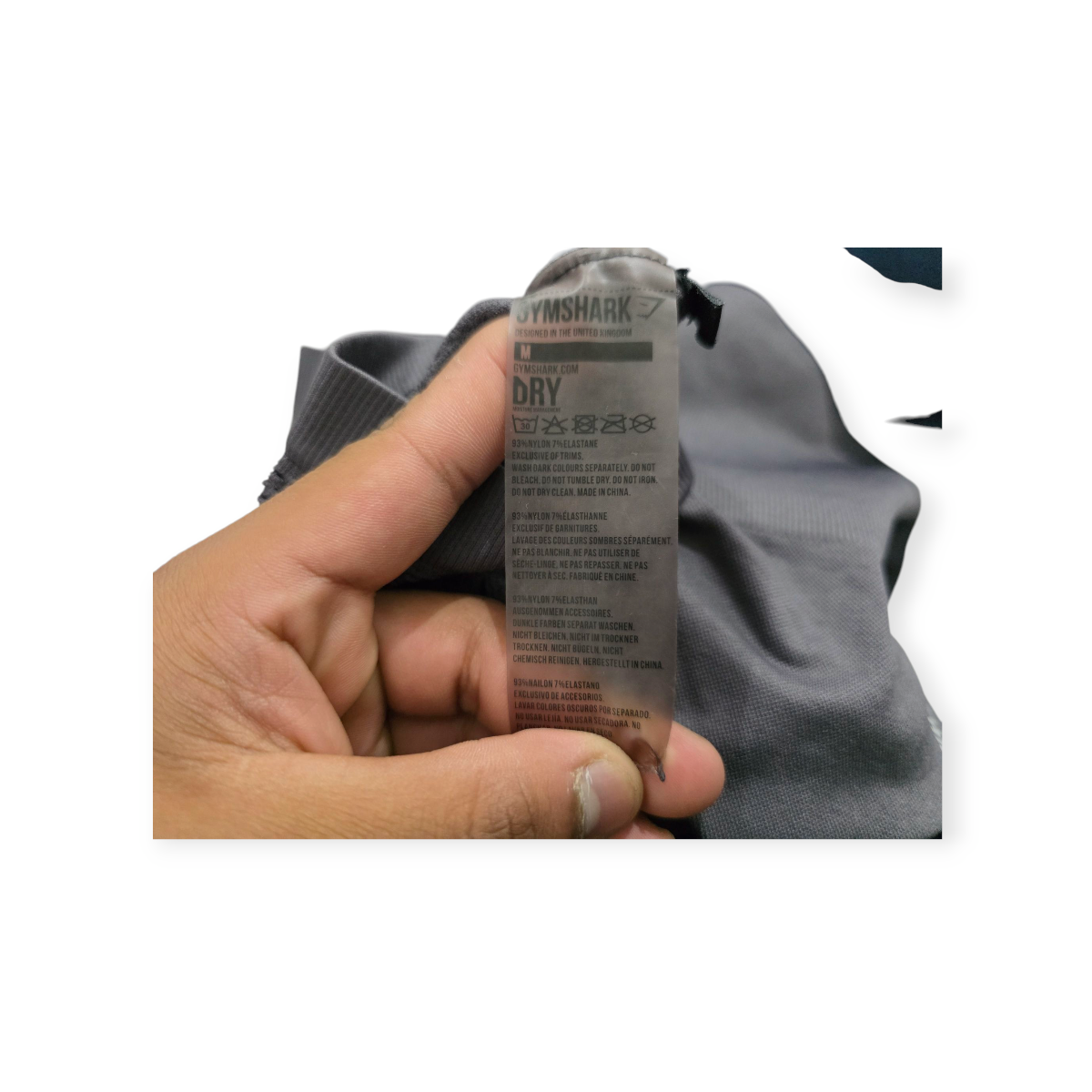 Legging Gymshark Mediana M Color Gris De Mujer