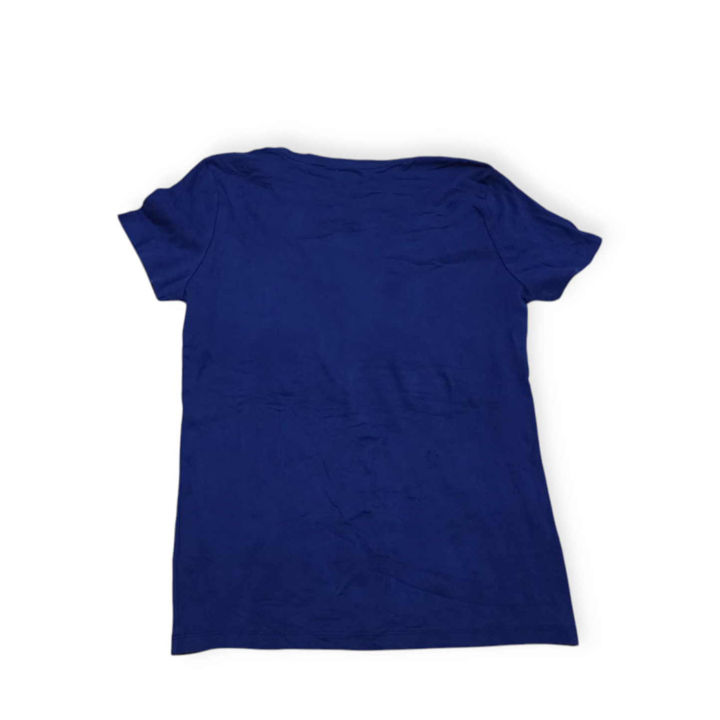 Playera Tommy Hilfiger Grande L Azul Manga Corta