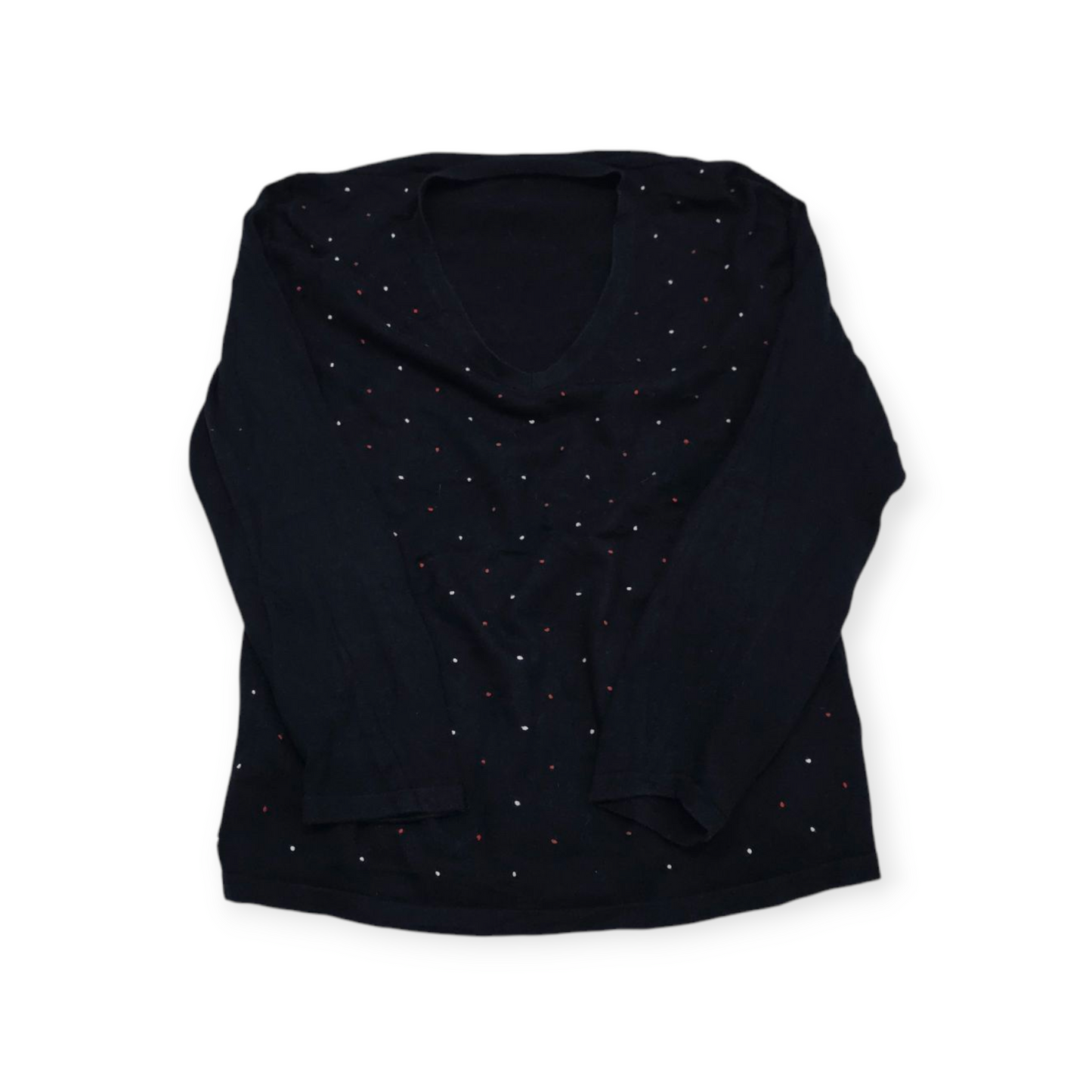 Sueter Tommy Hilfiger Xgrande Xl Azul Marino Con Punto
