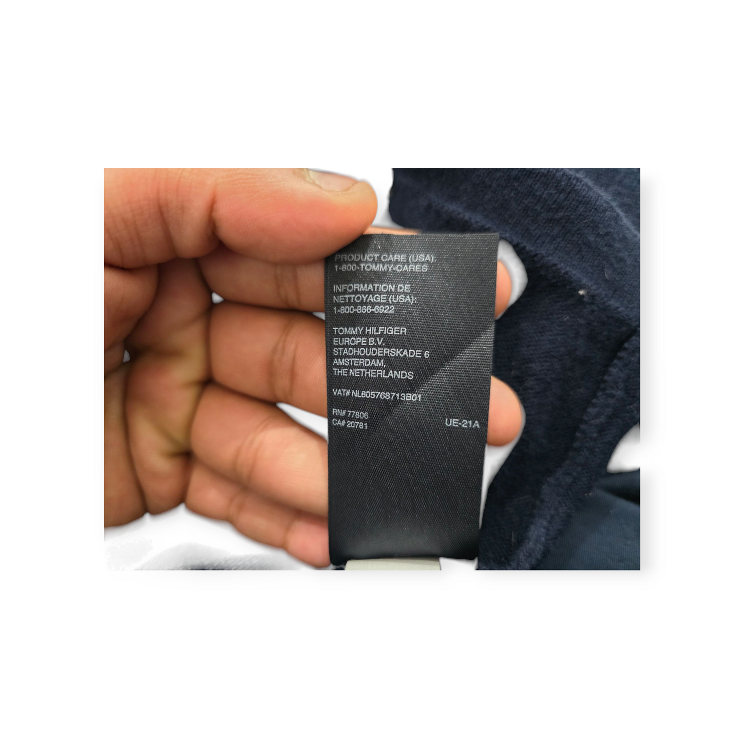 Sueter Tommy Hilfiger Xgrande Xl Azul Marino Con Punto