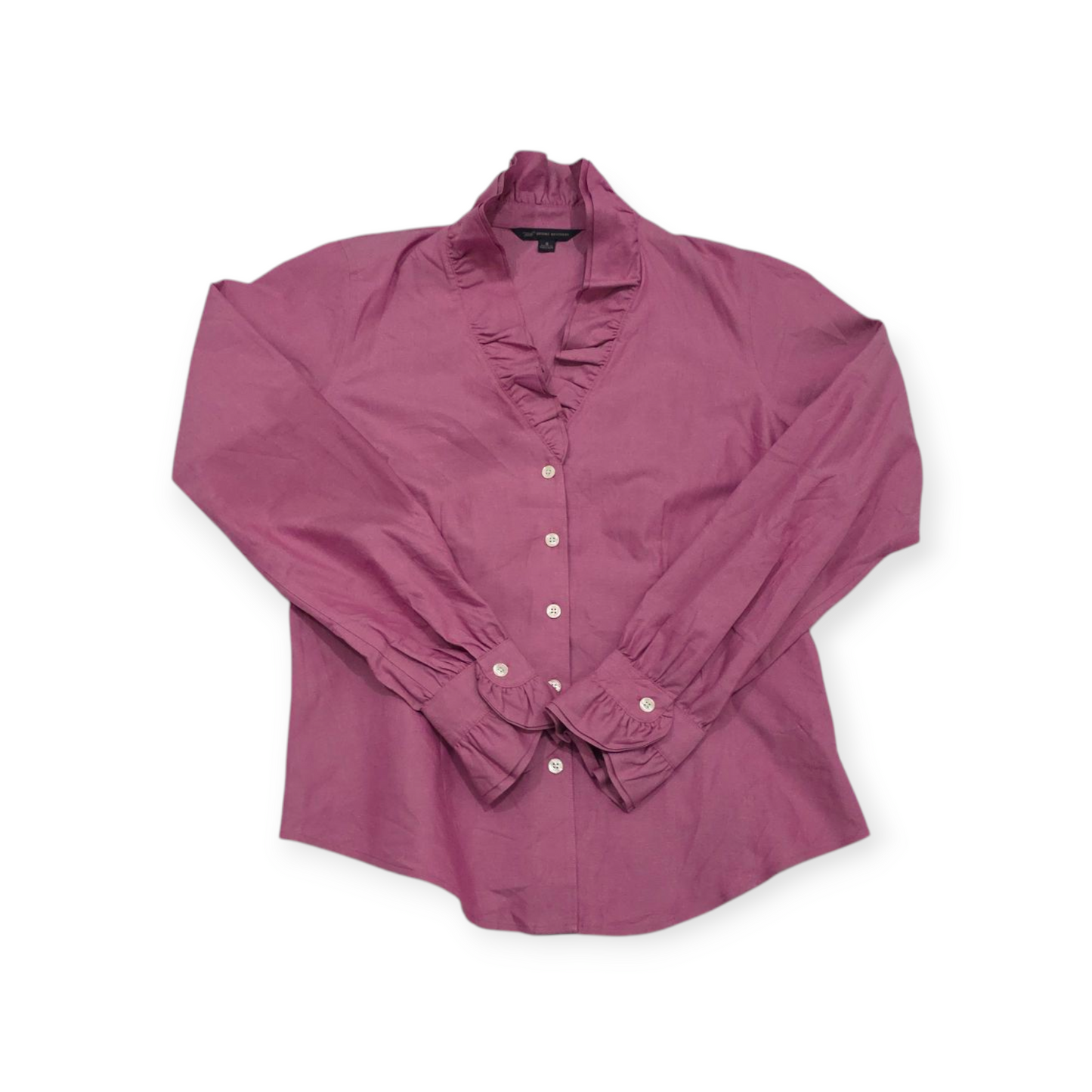 Camisa Brooks Brothers Rosa Oscuro De Mujer Talla 8