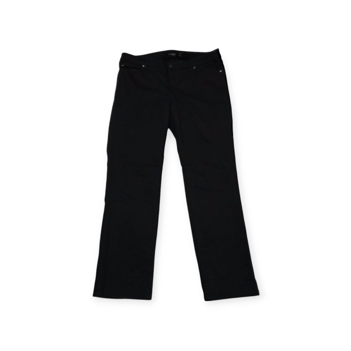 Pantalon Ralph Lauren Black Mezclilla Color Negro Talla 14w