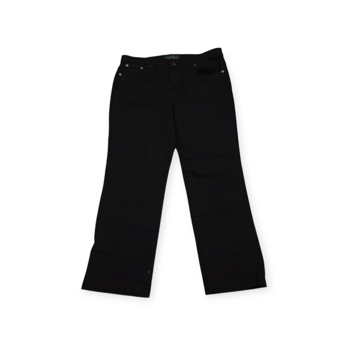Pantalon Ralph Lauren Talla 14 Color Negro De Mezclilla