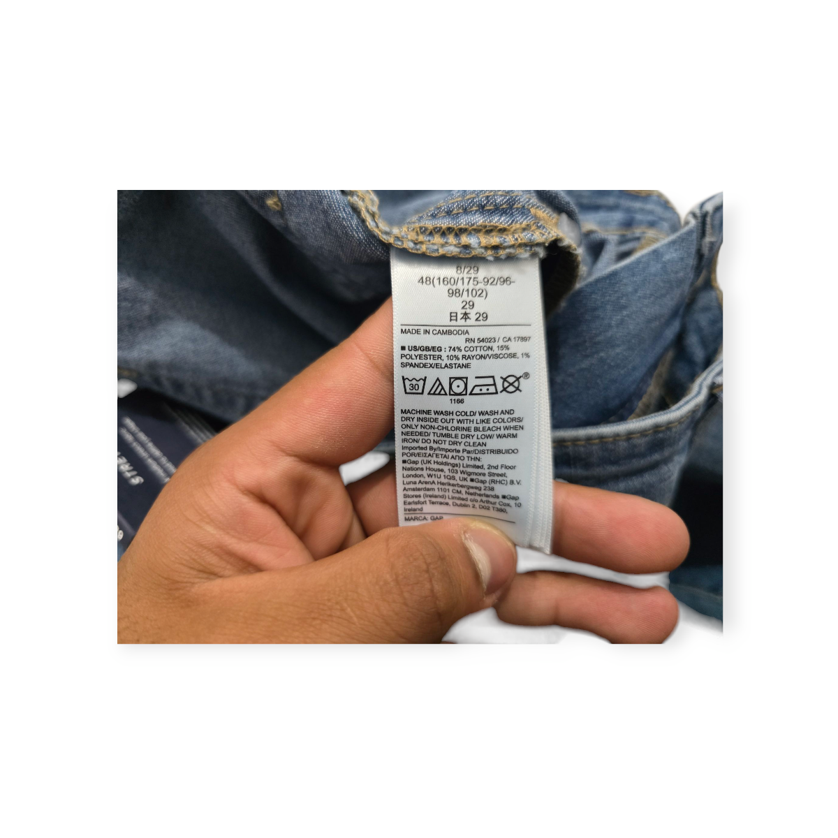 Pantalon Mujer Gap High Rise Favorite Jegging Talla 8