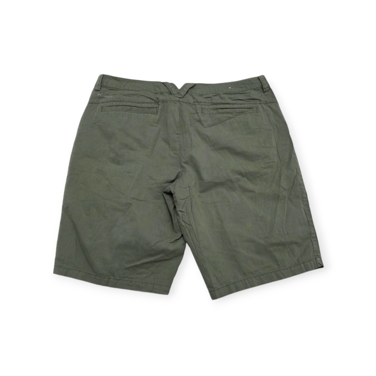 Bermuda Mujer Columbia Talla 10 Verde Grisaceo