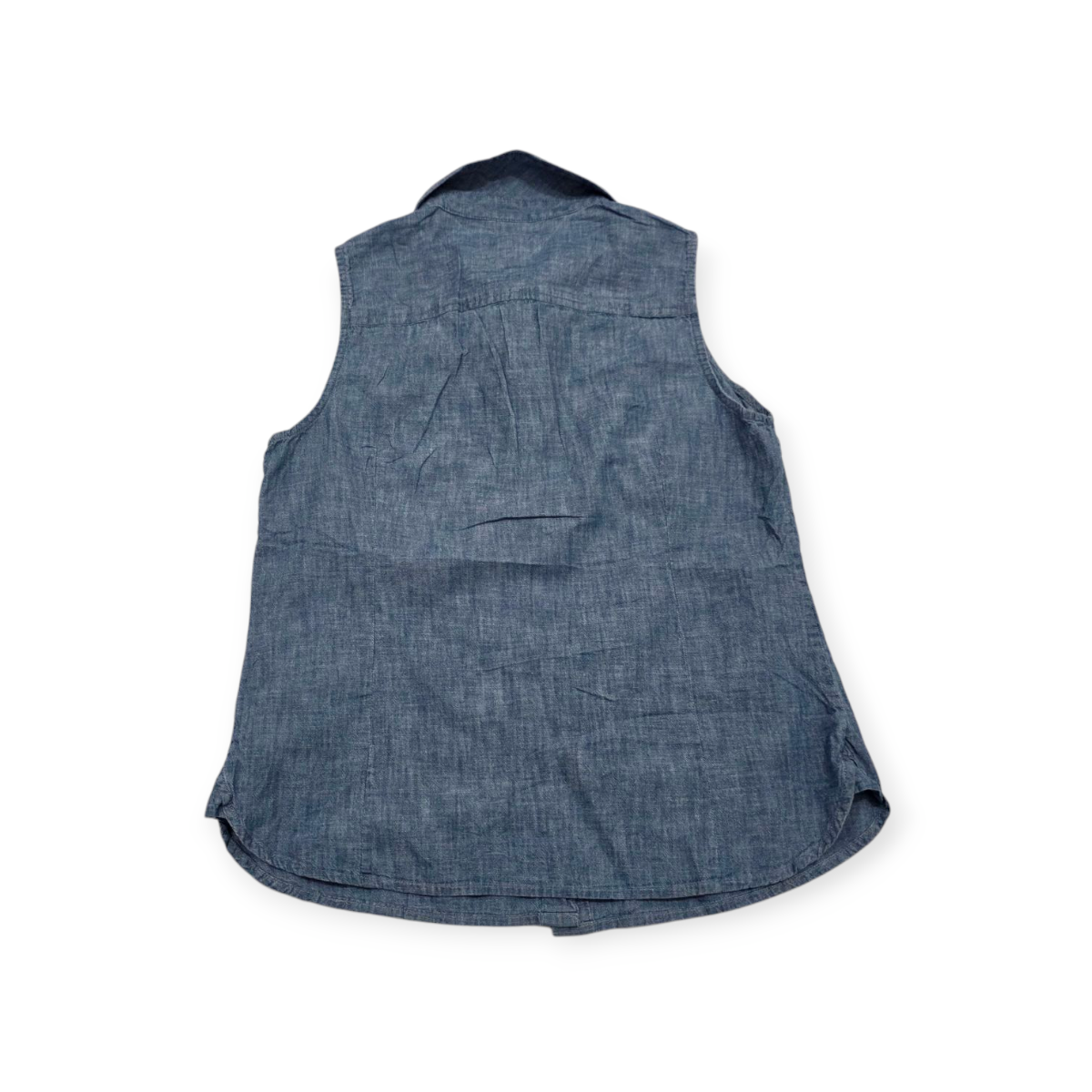 Camisa Tommy Hilfiger Mediana M Sin Mangas Azul Acero