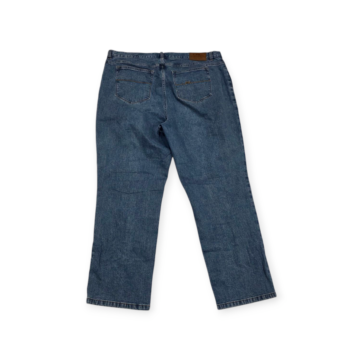 Pantalon Ralph Lauren Talla 16w De Mezclilla Azul