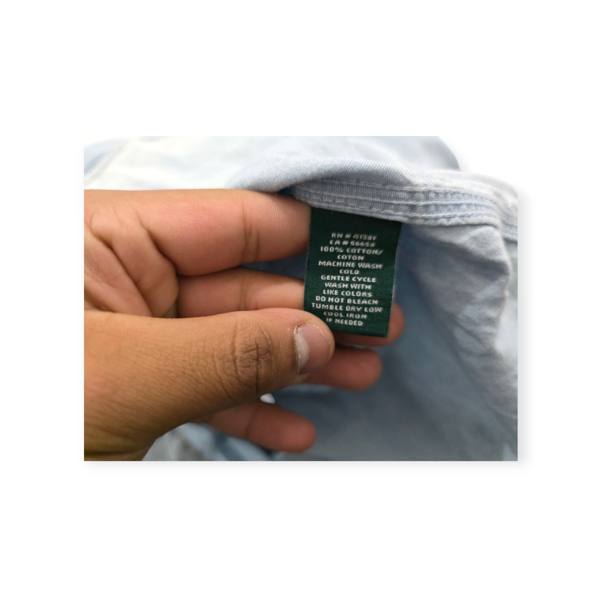 Camisa Mujer Ralph Lauren 3x Azul Claro