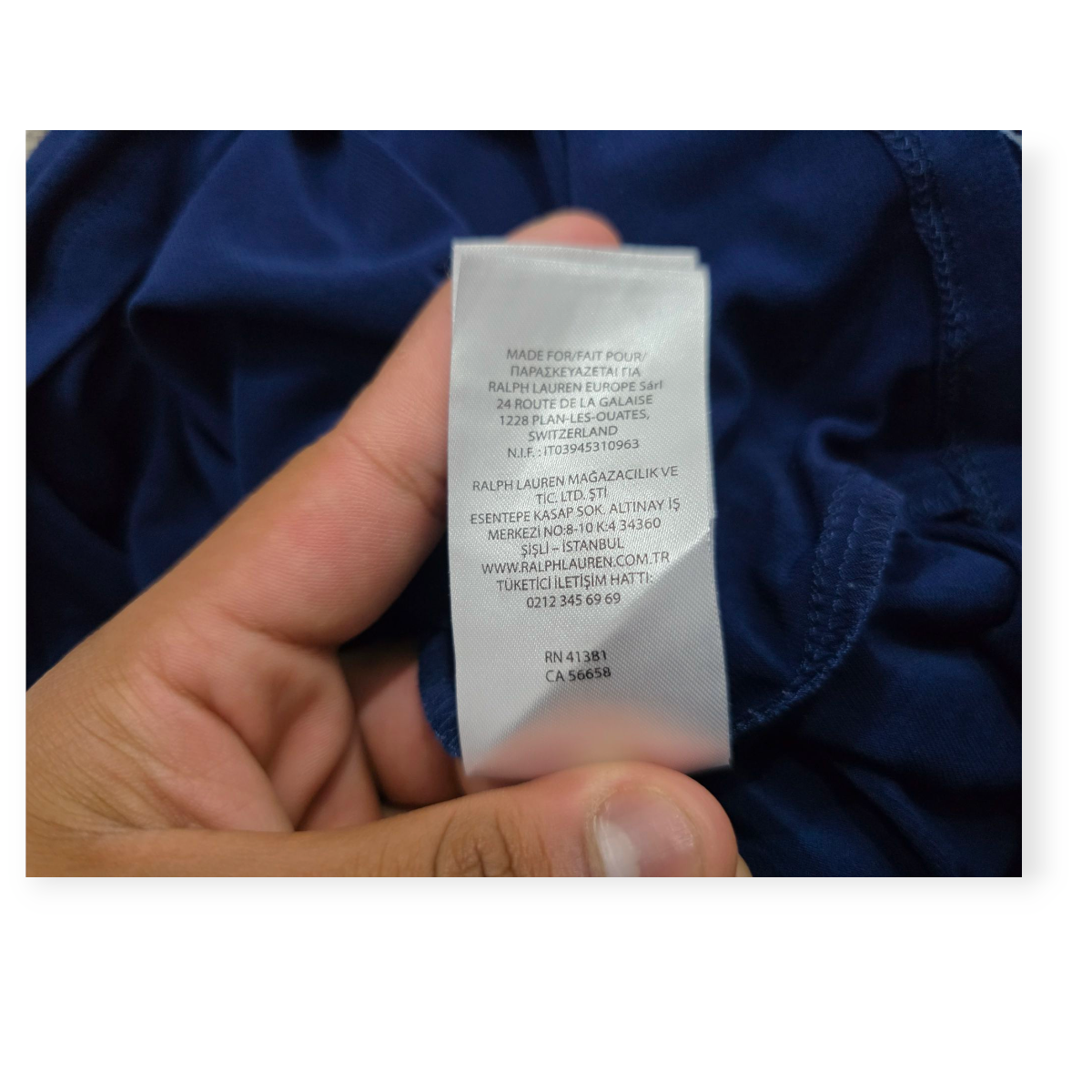 Vestido Ralph Lauren Black Talla 8 Azul Marino Manga 3/4