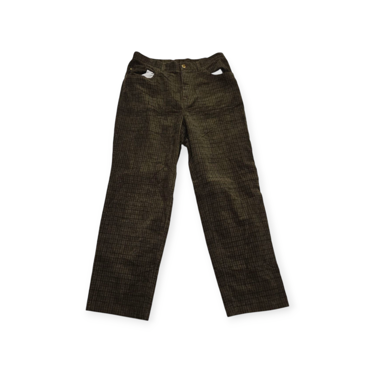 Pantalon Ralph Lauren Talla 10 Cafe/verde De Pana