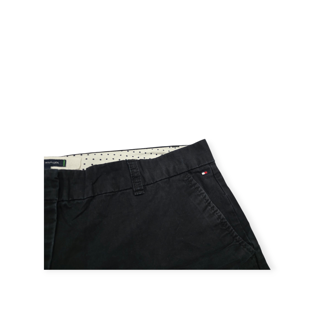 Bermuda Tommy Hilfiger Azul Profundo Talla 12 De Mujer