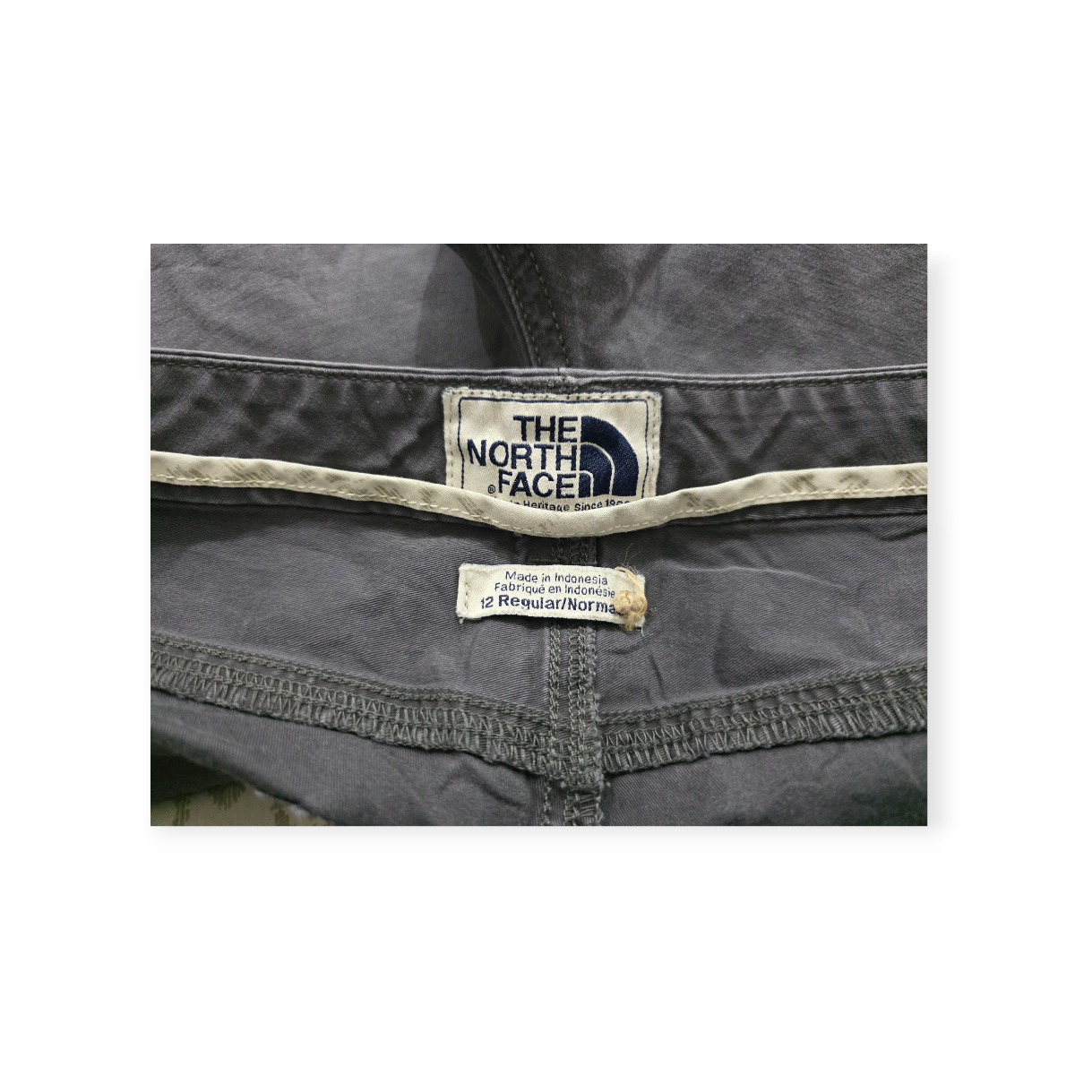 Short The North Face Gris De Mujer Talla 12 Regular