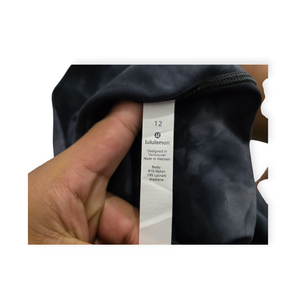 Legging Lululemon Gris Azulado Talla 12