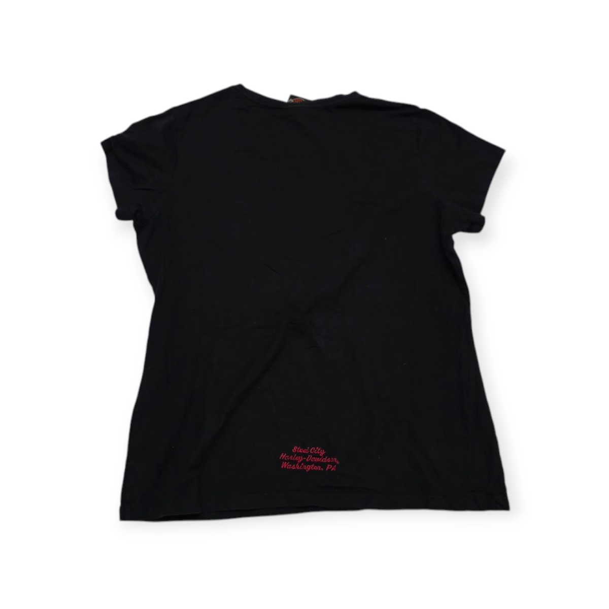 Playera Harley Davidson Xgrand Xl Negra Manga Corta De Mujer
