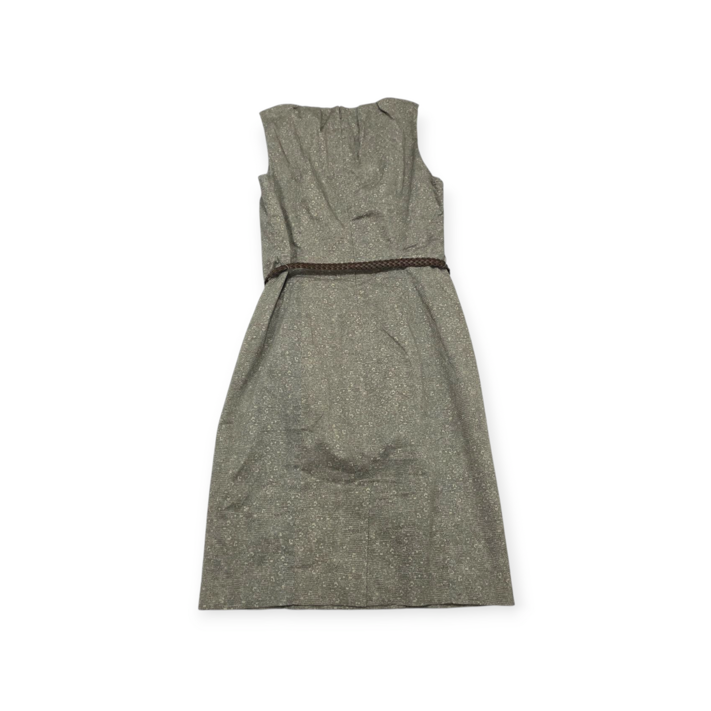 Vestido Michael Kors Mediana M Color Verde Con Cafe
