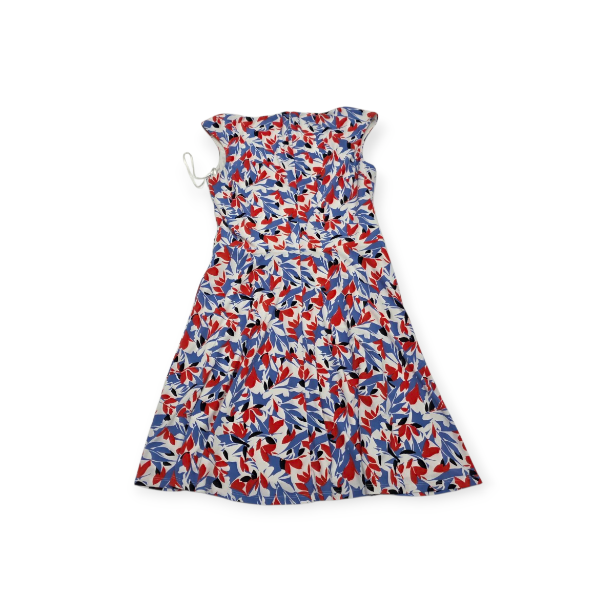 Vestido Ralph Lauren Mediana M Rojo Con Azul Sin Mangas