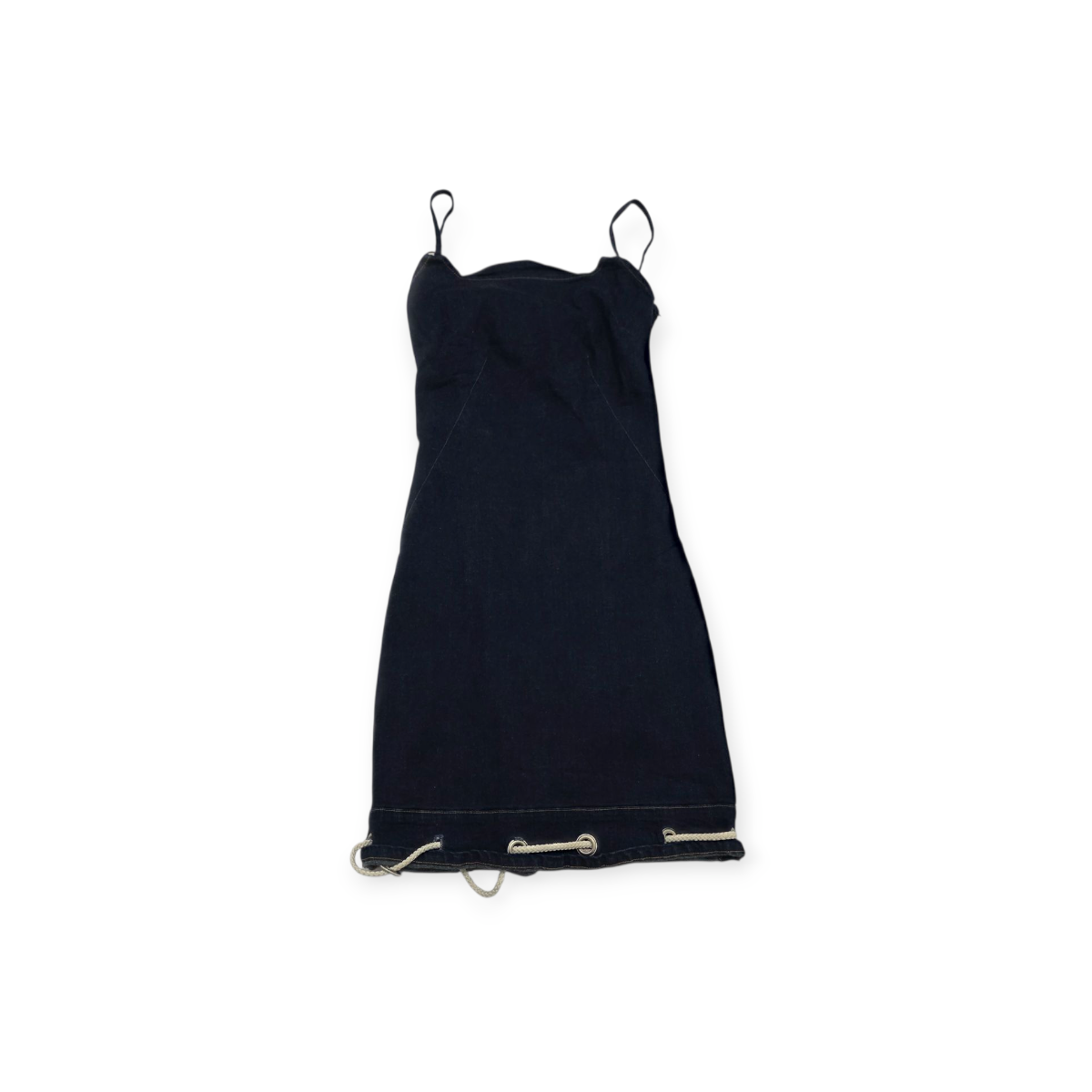 Vestido Tommy Hilfiger De Mezclilla Xchico Xs Azul