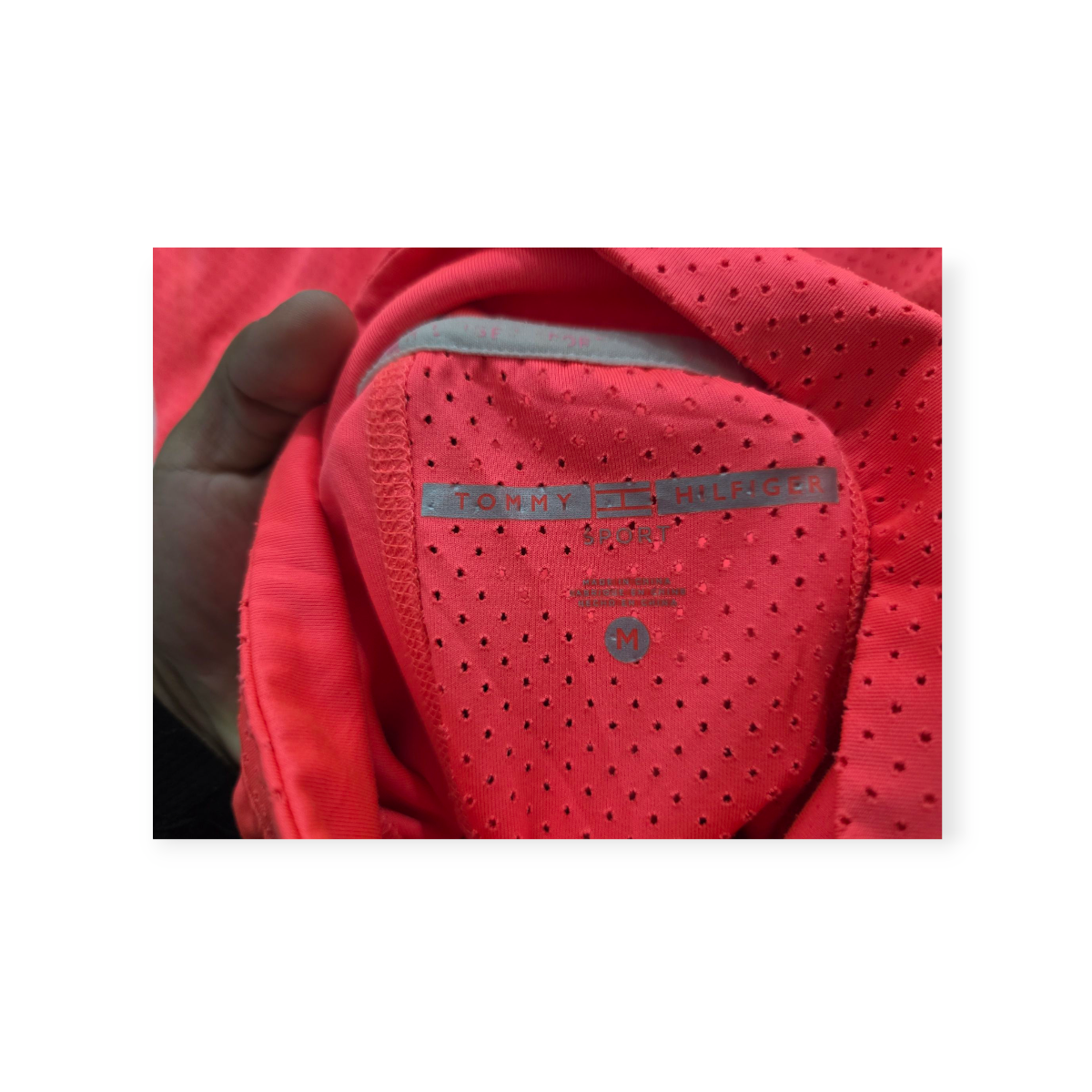 Chaleco Tommy Hilfiger Sport Mediana M Rosa Fosforescente
