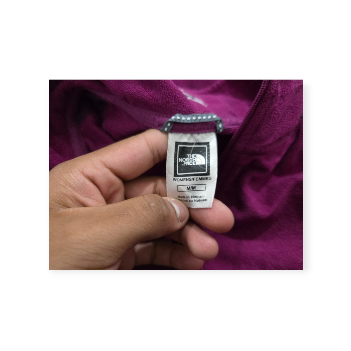 Chamarra Ligera The North Face Mediana M Violeta Polar