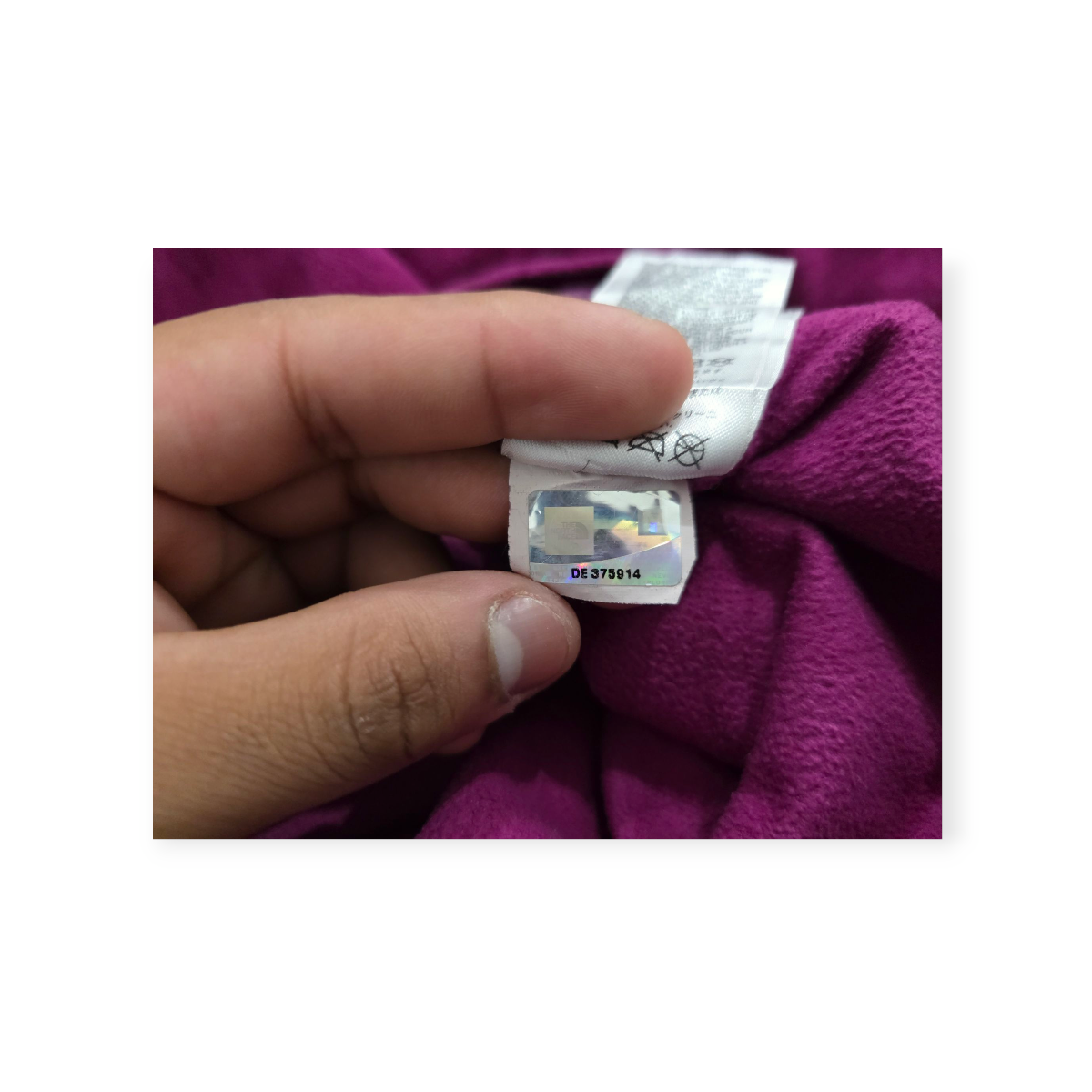 Chamarra Ligera The North Face Mediana M Violeta Polar
