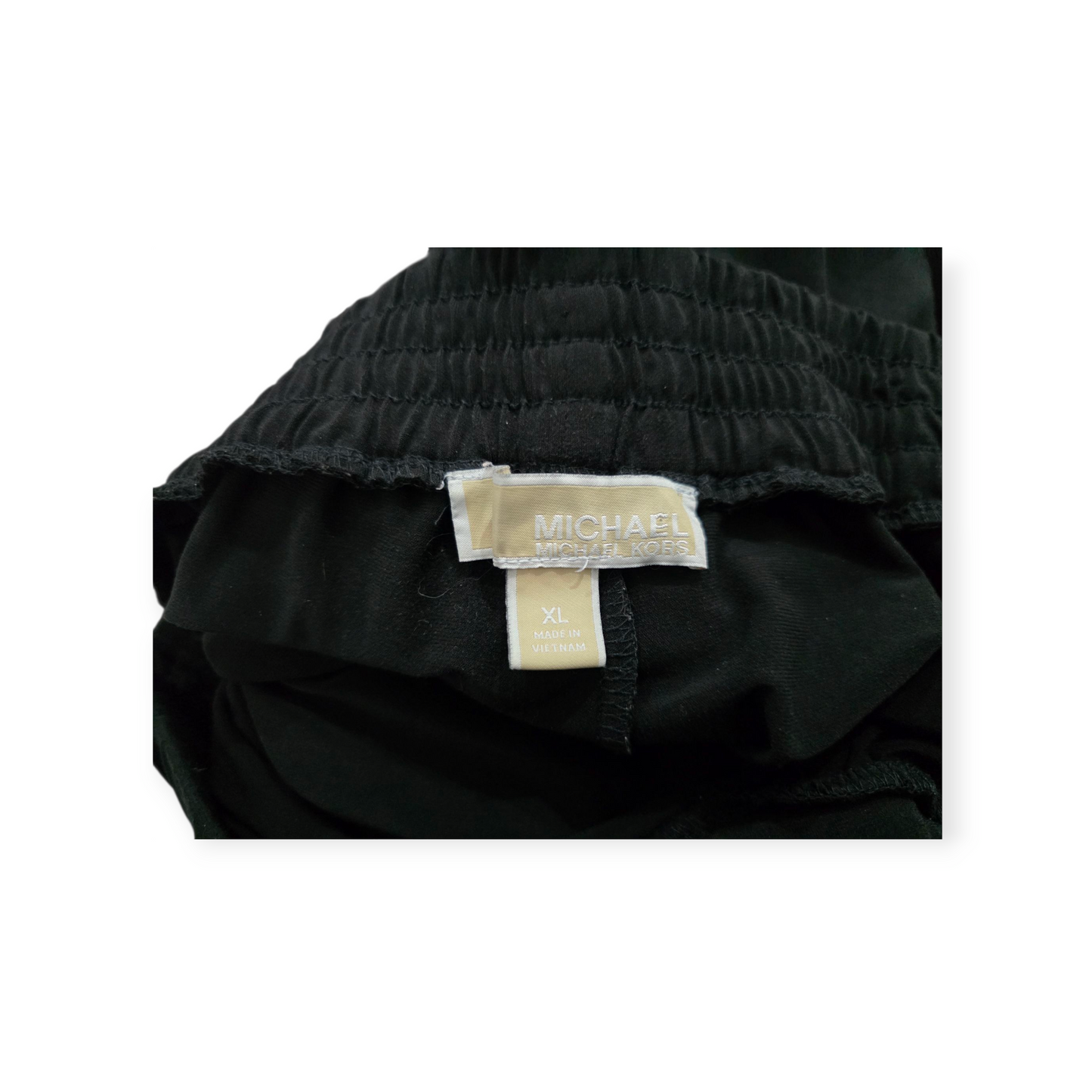 Pantalon Michael Kors Xgrande Xl Negro Con Dorado