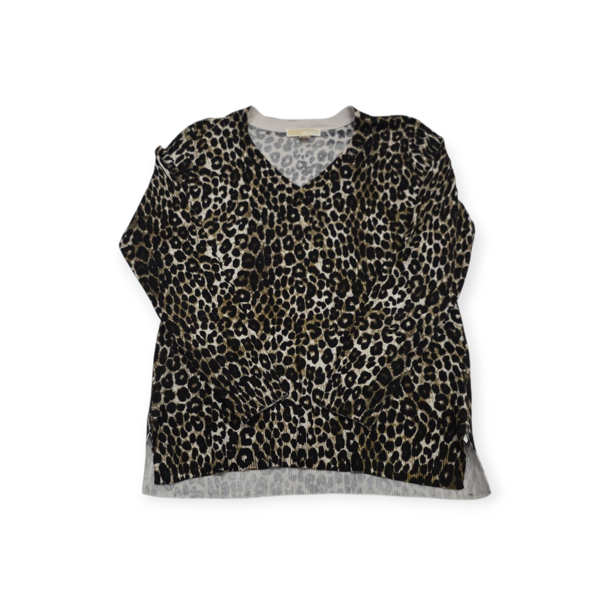 Sueter Michael Kors Grande L Animal Print Cafe