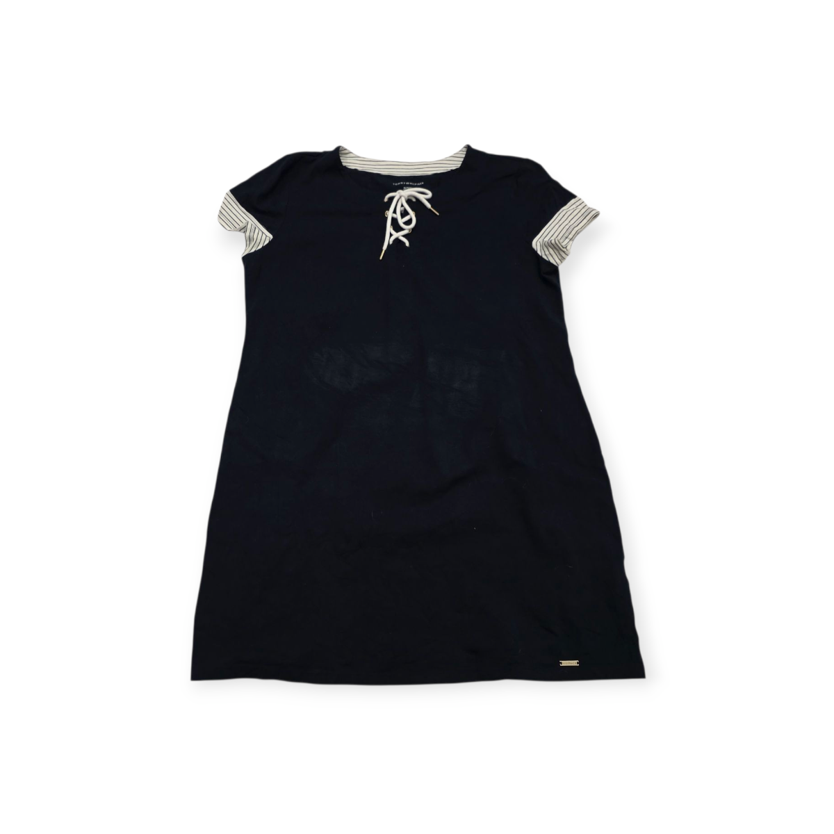 Vestido Tommy Hilfiger Extra Grande Con Cordones
