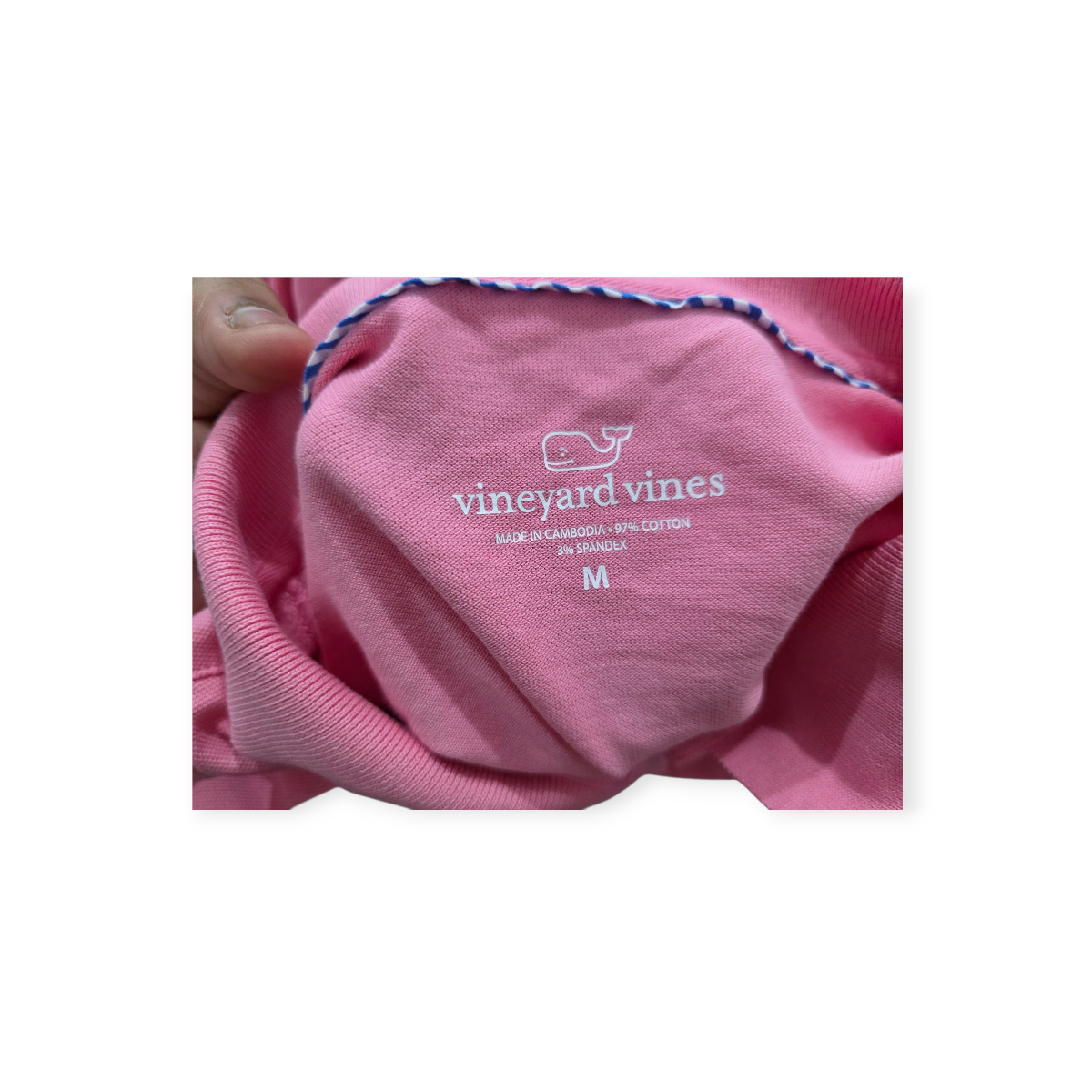 Vestido Vineyard Vines Mediana M Rosa Sin Mangas