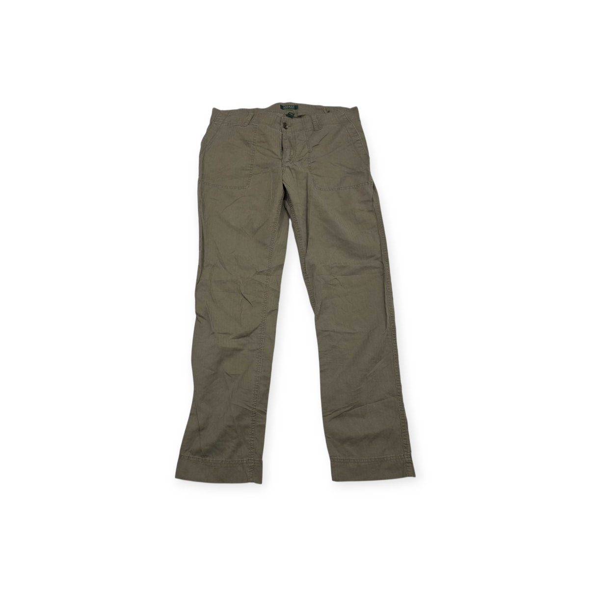 Pantalon Ralph Lauren Talla 12 Color Verde Opaco