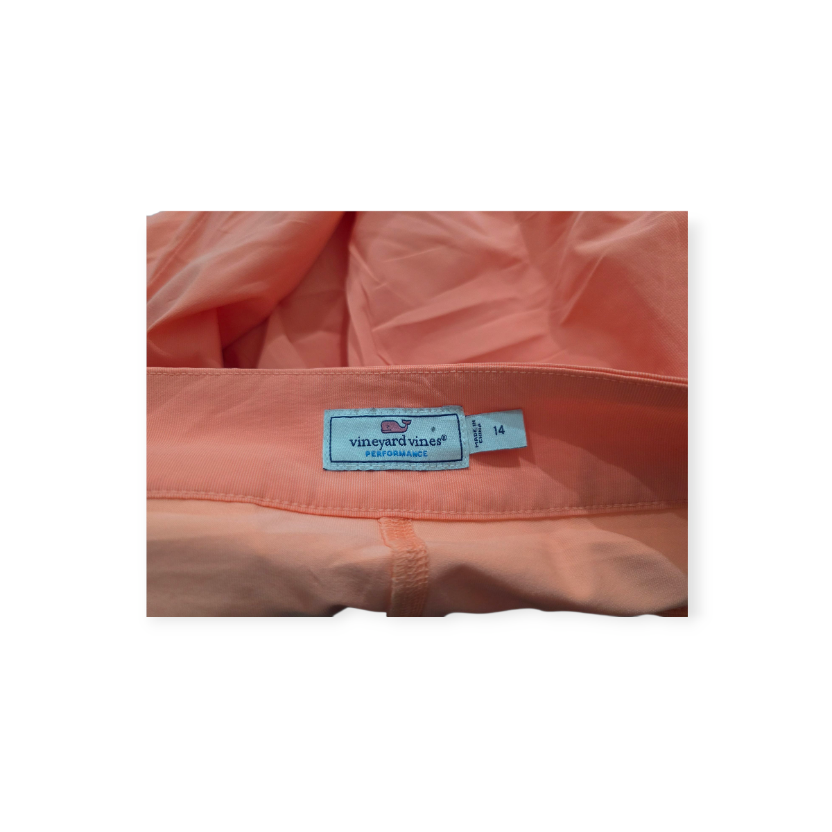 Falda Vineyard Vines Color Naranja Talla 14