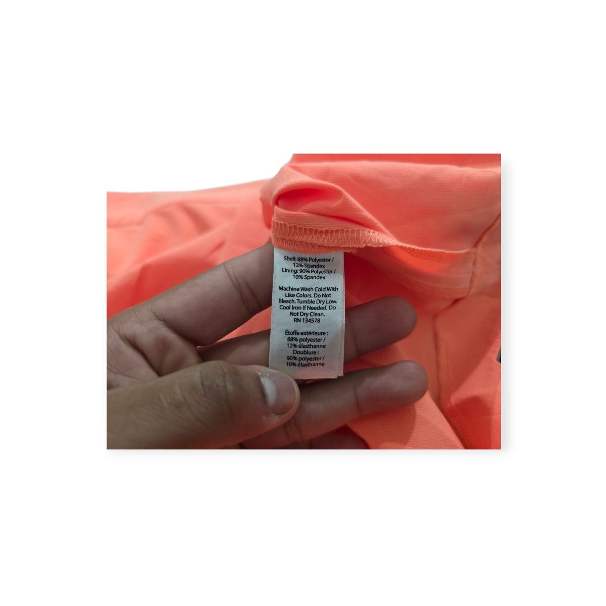 Falda Vineyard Vines Color Naranja Talla 14