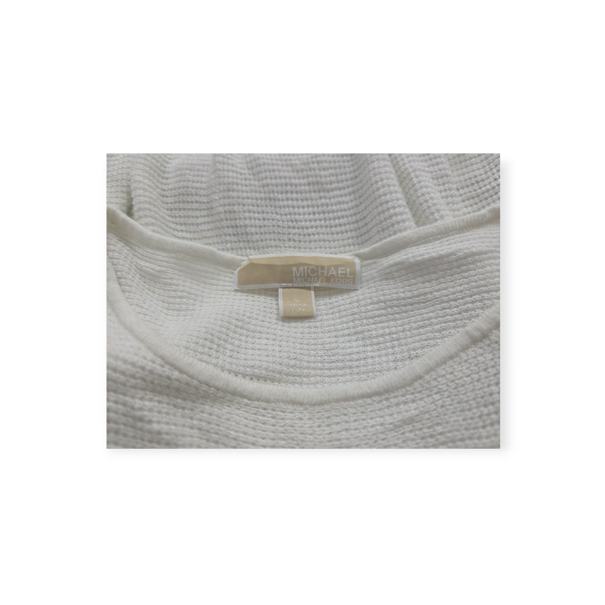 Sueter Michael Kors Grande L Color Blanco