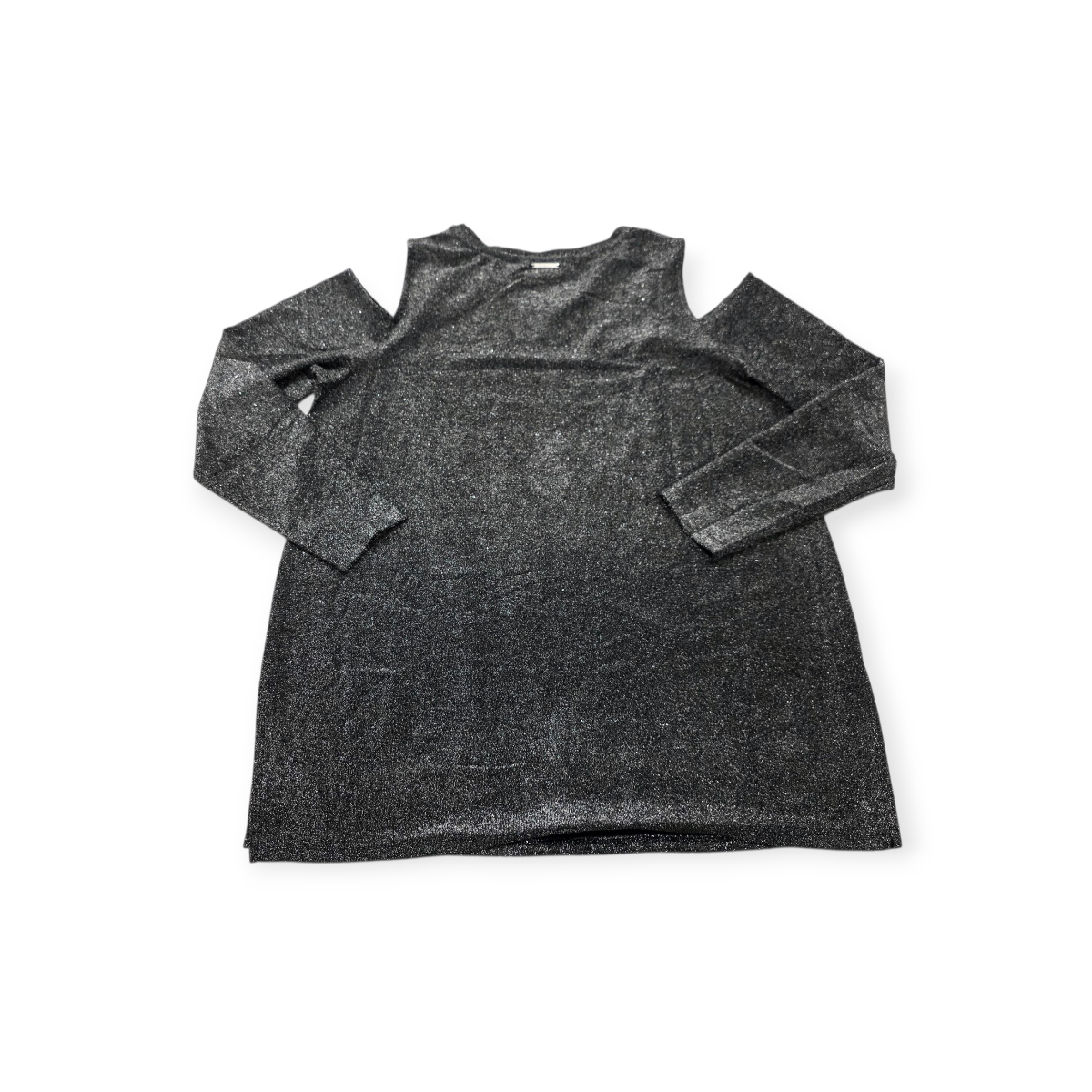 Blusa Michael Kors Plateado De Mujer Talla 1x Manga Larga