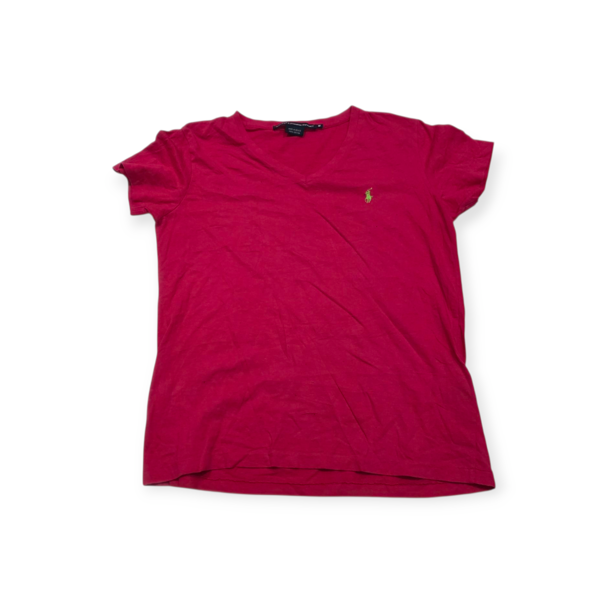 Playera Ralph Lauren Sport Mediana De Mujer Color Fucsia