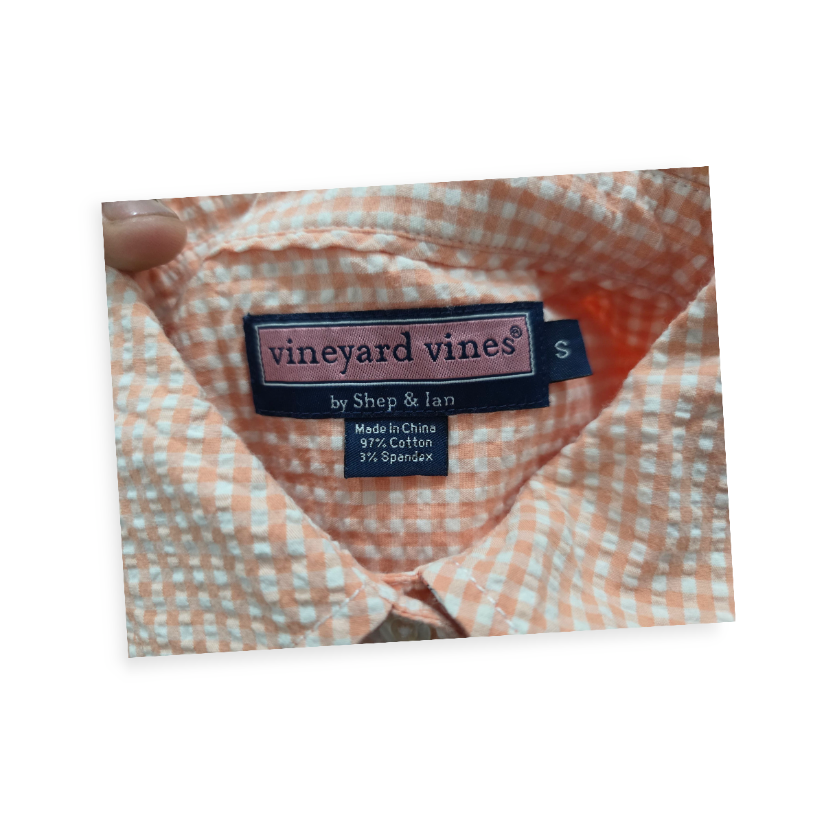 Camisa Vineyard Vines De Mujer Color Melon Talla Chica
