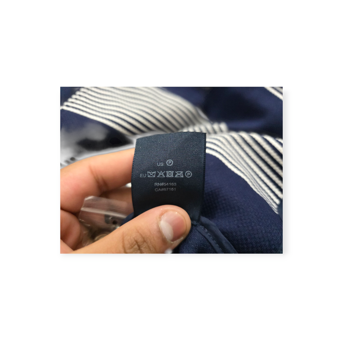 Sueter Tommy Hilfiger Azul Con Blanco Talla Xxl