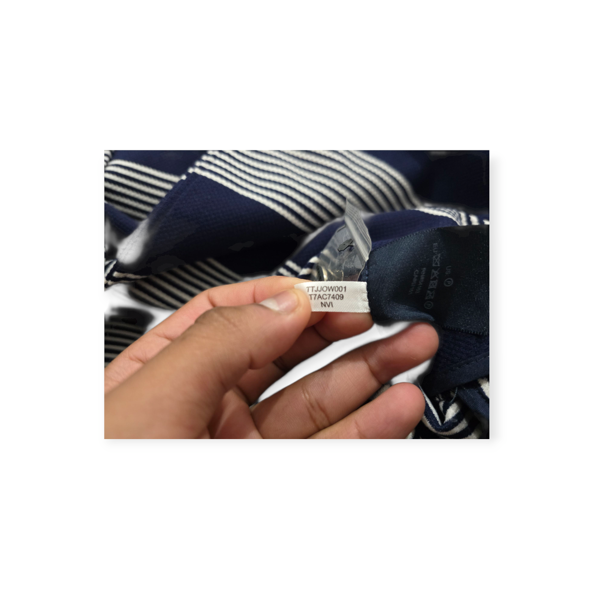 Sueter Tommy Hilfiger Azul Con Blanco Talla Xxl