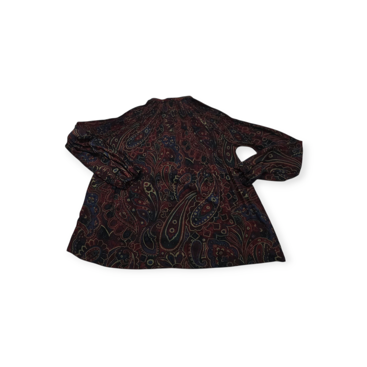 Blusa Ralph Lauren Xgrande Xl Vino Con Figuras Manga Larga