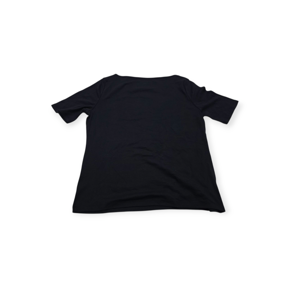Playera Tommy Hilfiger Xgrande Xl Negra Manga Corta