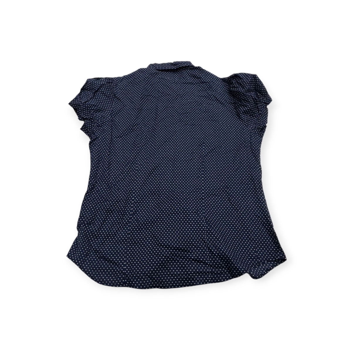Camisa Polo Jeans Company Grande L Azul Lunares Manga Corta