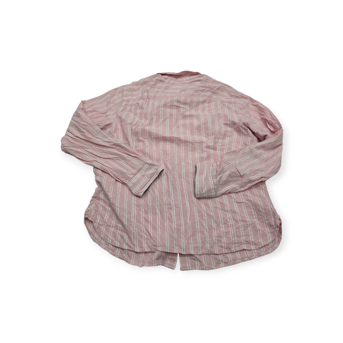 Camisa Tommy Hilfiger Xgrande Xl Rosa Rayada Extra Grande