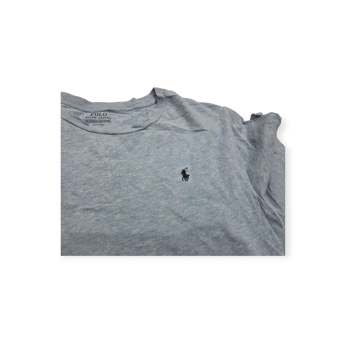 Playera Ralph Lauren Xgrande Xl Azul Claro Poni Azul