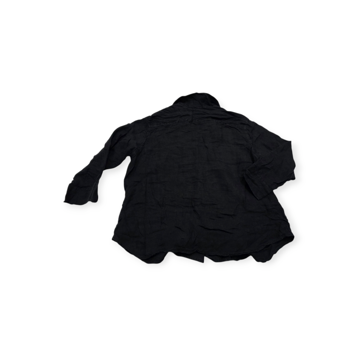 Camisa Ralph Lauren De Lino Grande L Color Negro De Mujer