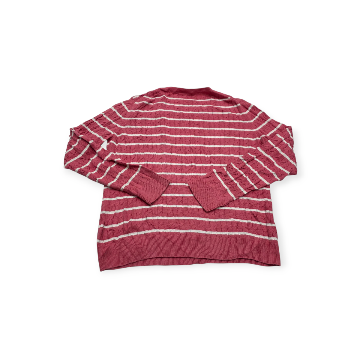 Sueter Brooks Brothers Xgrande Xl Coral Oscuro Con Lineas