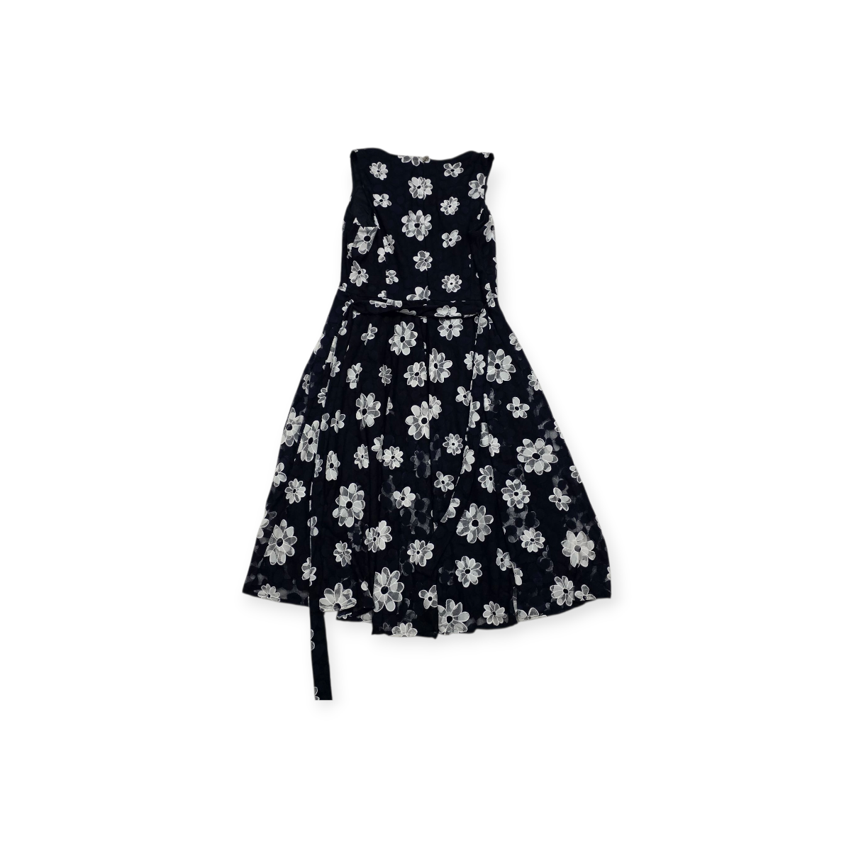 Vestido Tommy Hilfiger Talla 12 Azul Marino Floreada
